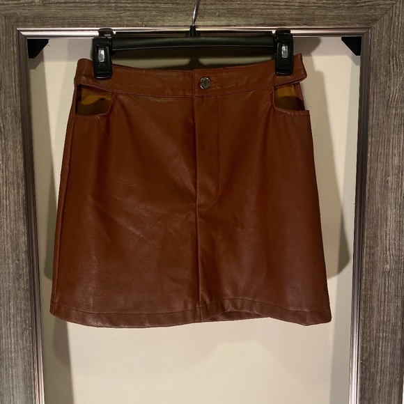 Forever 21 Dresses & Skirts - Forever 21 leather mini skirt with tags